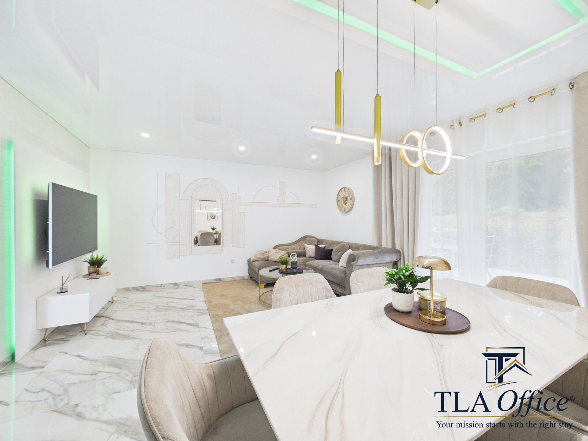 CAM01139G0-PR0079-STILL011 aOpen-plan living and dining area - TLA Apartment Weilerbach ground floor